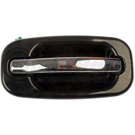 80548 by DORMAN - Exterior Door Handle Front Right Chrome w/ Black Housing