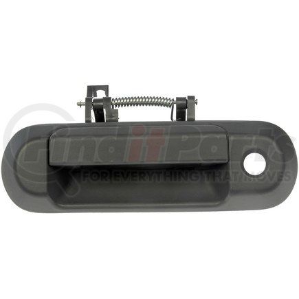 81067 by DORMAN - Liftgate Latch Handle With Keyhole Textured Gray