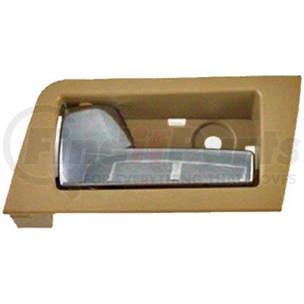 81766 by DORMAN - Interior Door Handle - Rear Left - Camel(Beige)+Chrome