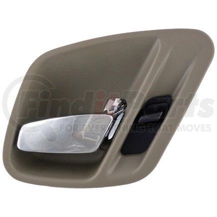 81663 by DORMAN - Interior Door Handle - Front Right, Rear Right - Chrome Lever Taupe Housing