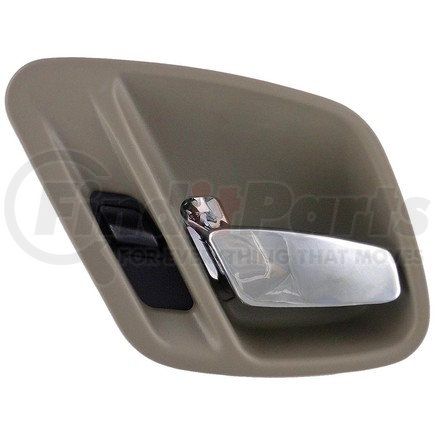 81662 by DORMAN - Interior Door Handle - Front Left, Rear Left - Chrome Lever+Green Housing