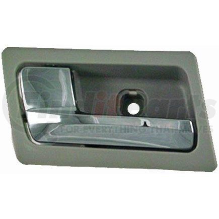 81700 by DORMAN - Interior Door Handle - Front Left - Chrome Lever+Gray Housing (Flint)