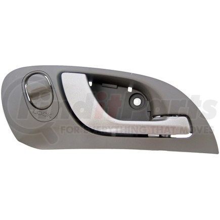 81807 by DORMAN - Interior Door Handle Front Right Silver Lever/Titanium Housing