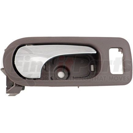 81813 by DORMAN - Interior Door Handle - Rear Right - Chrome Lever+Brown Housing (Cocoa)