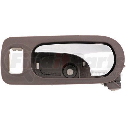 81822 by DORMAN - Interior Door Handle - Front Left - Chrome Lever+Brown Housing (Cocoa)