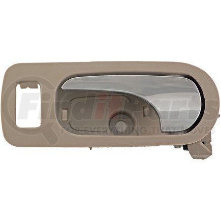 81828 by DORMAN - Interior Door Handle - Front Left - Chrome Lever+Light Gray (Titanium)