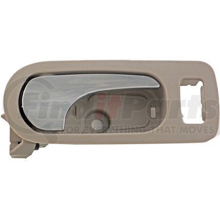 81829 by DORMAN - Interior Door Handle - Front Right - Chrome Lever+Light Gray (Titanium)