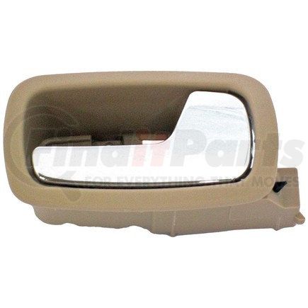 81855 by DORMAN - Interior Door Handle - Front Right - Chrome Lever+Beige Housing (Neutral)