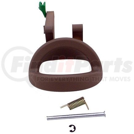 82510 by DORMAN - Interior Door Handle Chrome Lever, Light Gray Housing