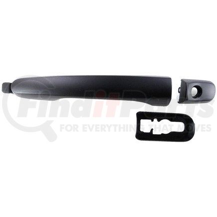 81952 by DORMAN - Exterior Door Handle Front Right Black Lever, Black Cap