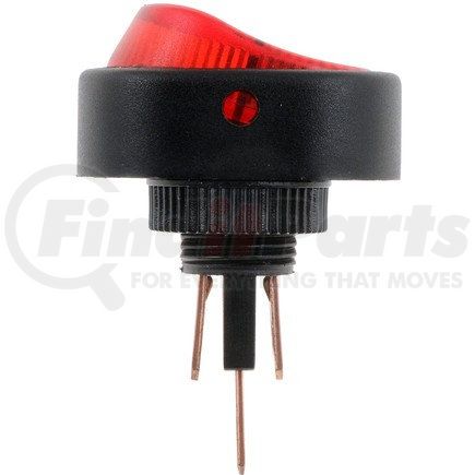 84860 by DORMAN - Black Body/ Red Oblong Glow Rocker Switch