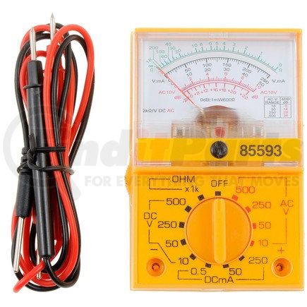 85593 by DORMAN - Electrical Tester - Multi-Meter Compact Analog