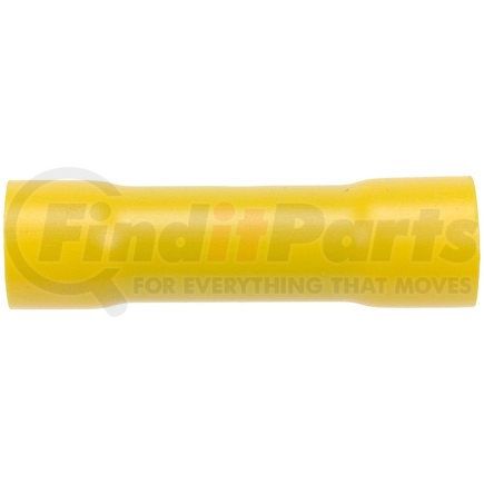 86458 by DORMAN - 4 Gauge Butt Connector Yellow