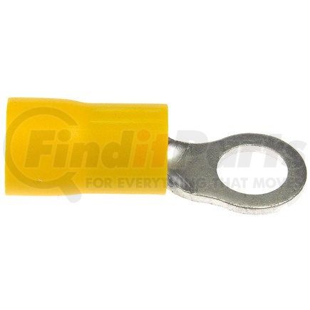 86461 by DORMAN - 4 Gauge Ring Terminal 3/8 Yellow