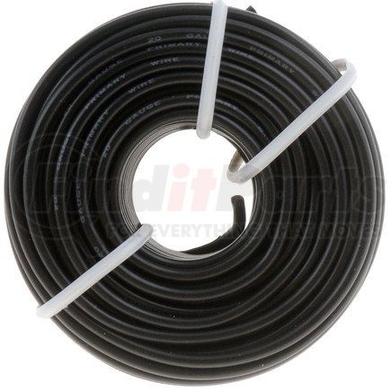 86752 by DORMAN - 20 Gauge Black Primary Wire- Card