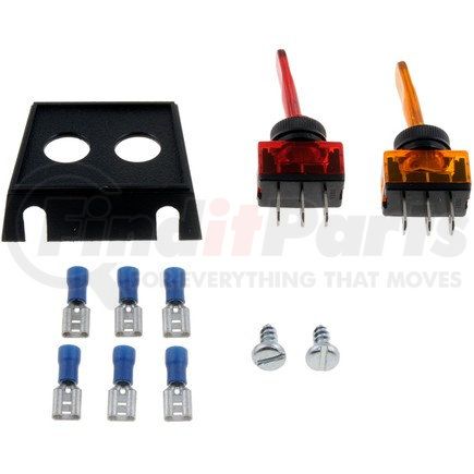 86920 by DORMAN - Lever Multiple Toggle Kit 2 Switches Red And Amber