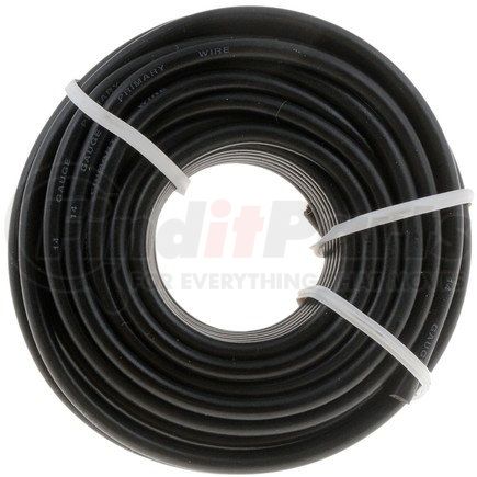 85718 by DORMAN - 14 Gauge Black Primary Wire- Card