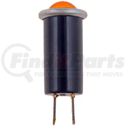 85939 by DORMAN - Electrical Switches - Indicator Light - Round with Bezel Style - Amber