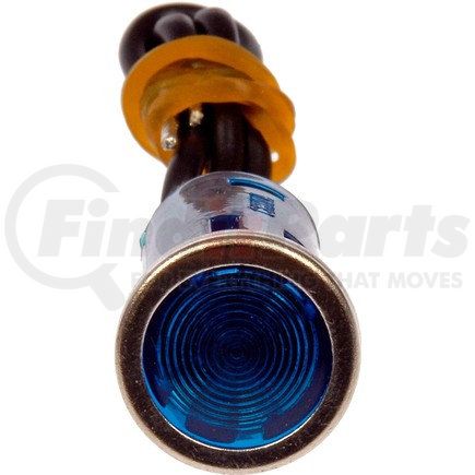 85940 by DORMAN - Electrical Switches - Indicator Light - Round with Bezel Style - Blue