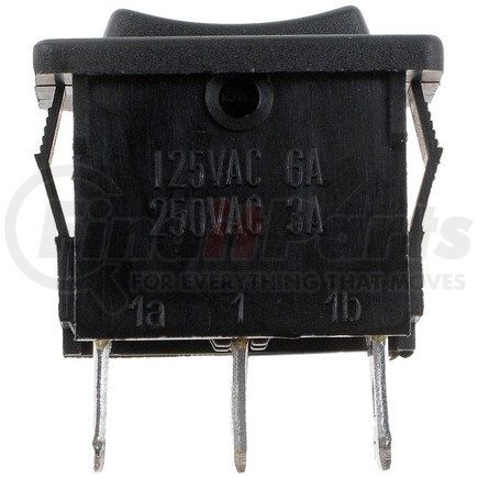 85969 by DORMAN - On - Off - On Non -Glow Black Rectangular Style - Mini - 10 Amp Switch
