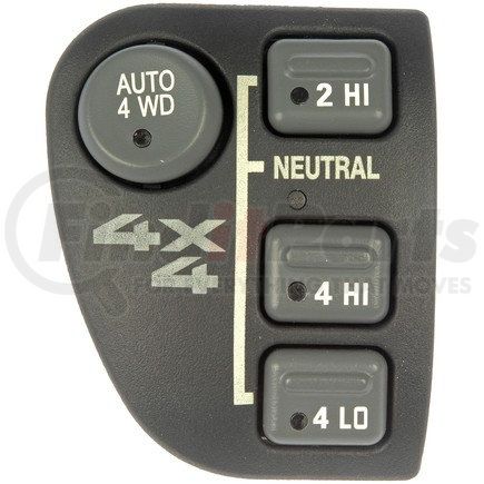 901-060 by DORMAN - Four Wheel Drive Selector Switch - Dash Mount; without/Electric Shift