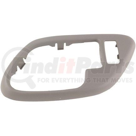 88534 by DORMAN - Interior Door Handle Front And Rear Right  Handle Bezel With Lock Hole Gray