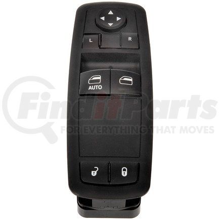 901-412 by DORMAN - Power Window Switch With Auto Down, Fixed Rear Windows, Power Folding Mirrors