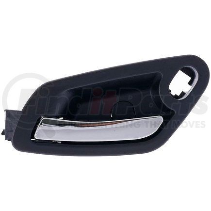 90152 by DORMAN - Interior Door Handle Front Left With Power Switch Hole Chrome Lever Black House