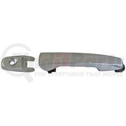 90616 by DORMAN - Exterior Door Handle Front Left Chrome Without Push Button Start With Keyhole