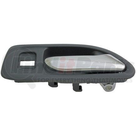 92415 by DORMAN - Interior Door Handle Front Right Without Power Window Hole Chrome Light Gray