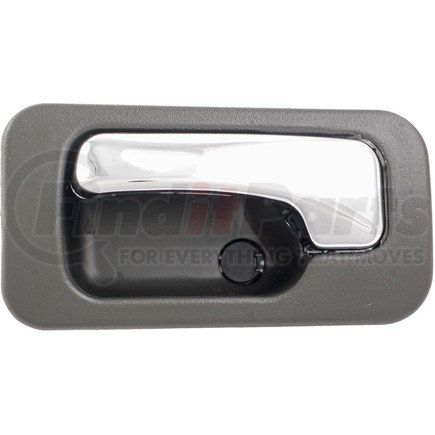 92443 by DORMAN - Interior Door Handle Rear Left Chrome Gray