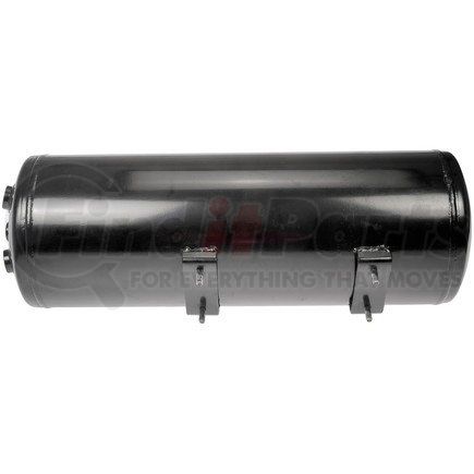 924-5823 by DORMAN - Air Tank Assembly - Carbon Steel, 10 in. Diameter, 29.5 in. Length, 150 PSI, 8 Ports, Black