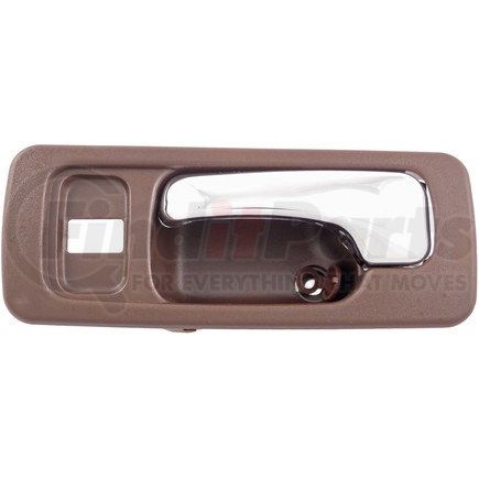 92431 by DORMAN - Interior Door Handle Front Left With Lock Hole Chrome Brown