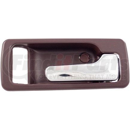 92585 by DORMAN - Interior Door Handle Front Right Without Power Lock Chrome/Red