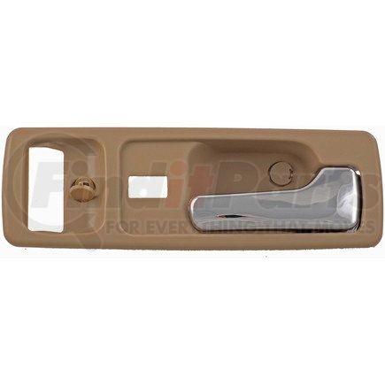 92591 by DORMAN - Interior Door Handle Front Right With Power Lock Chrome/Beige