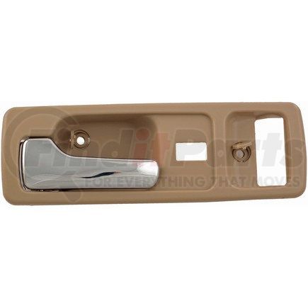 92592 by DORMAN - Interior Door Handle Front Left With Power  Lock Chrome/Beige