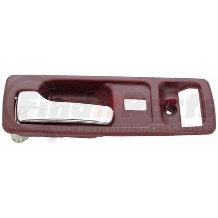 92598 by DORMAN - Interior Door Handle Front Left With Power  Lock Chrome/Red