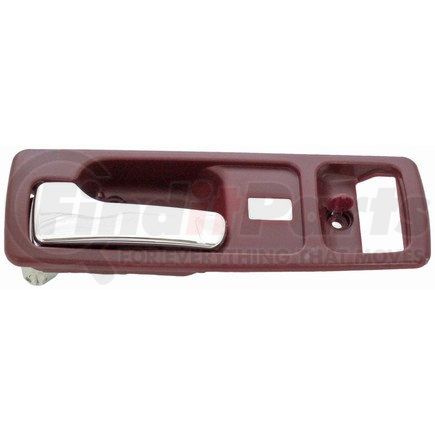 92598 by DORMAN - Interior Door Handle Front Left With Power Lock Chrome/Red