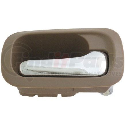92699 by DORMAN - Interior Door Handle Rear Right Chrome/Brown Saddle