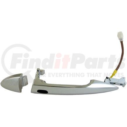 93059 by DORMAN - Exterior Door Handle Rear Left RFID Chrome -  RFID with Passive Entry