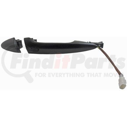 93062 by DORMAN - Exterior Door Handle Front Left RFID Chrome Black -  RFID with Passive Entry