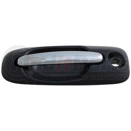 93607 by DORMAN - Exterior Door Handle Front Left Chrome Lever Black Housing