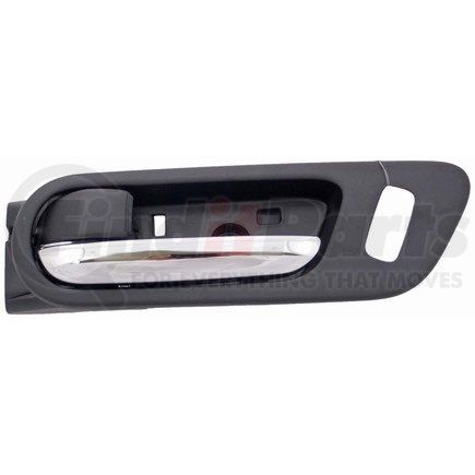 93864 by DORMAN - Interior Door Handle Front Left Chrome Lever Black Housing