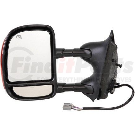 955-1126 by DORMAN - Side View Mirror Left, Power Heated with Signal Light with Chrome Cover