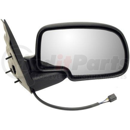 955-065 by DORMAN - Side View Mirror - Right, Power, Heated; Black And Chrome With 5Connectors