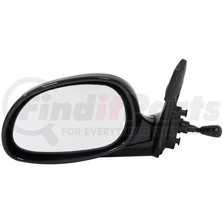 955-138 by DORMAN - Side View Mirror - Left, Manual Remote Black