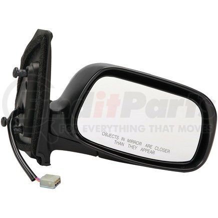 955-1651 by DORMAN - Side View Mirror Black, Code 202