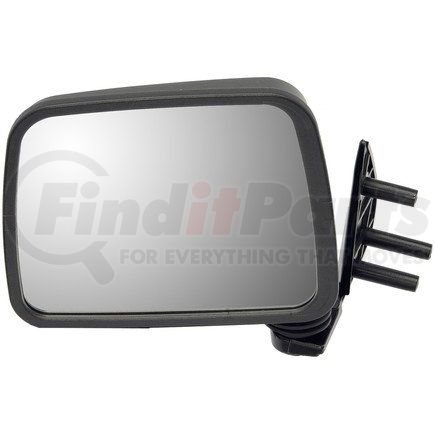 955-202 by DORMAN - Side View Mirror - Left, Manual, Black