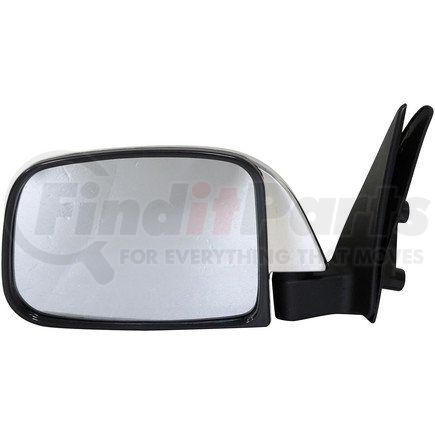 955-210 by DORMAN - Side View Mirror - Left, Manual, Window Mount, Without Vent, Chrome