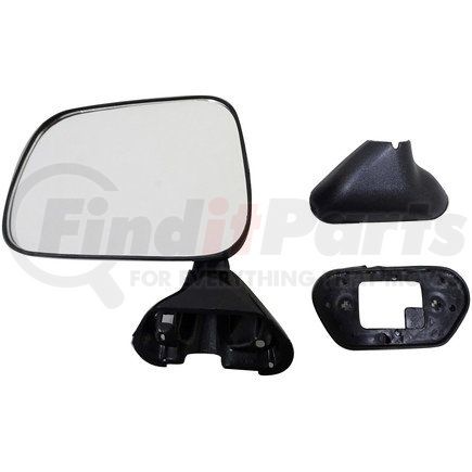 955-214 by DORMAN - Side View Mirror - Left, Door Mount, Manual, Black